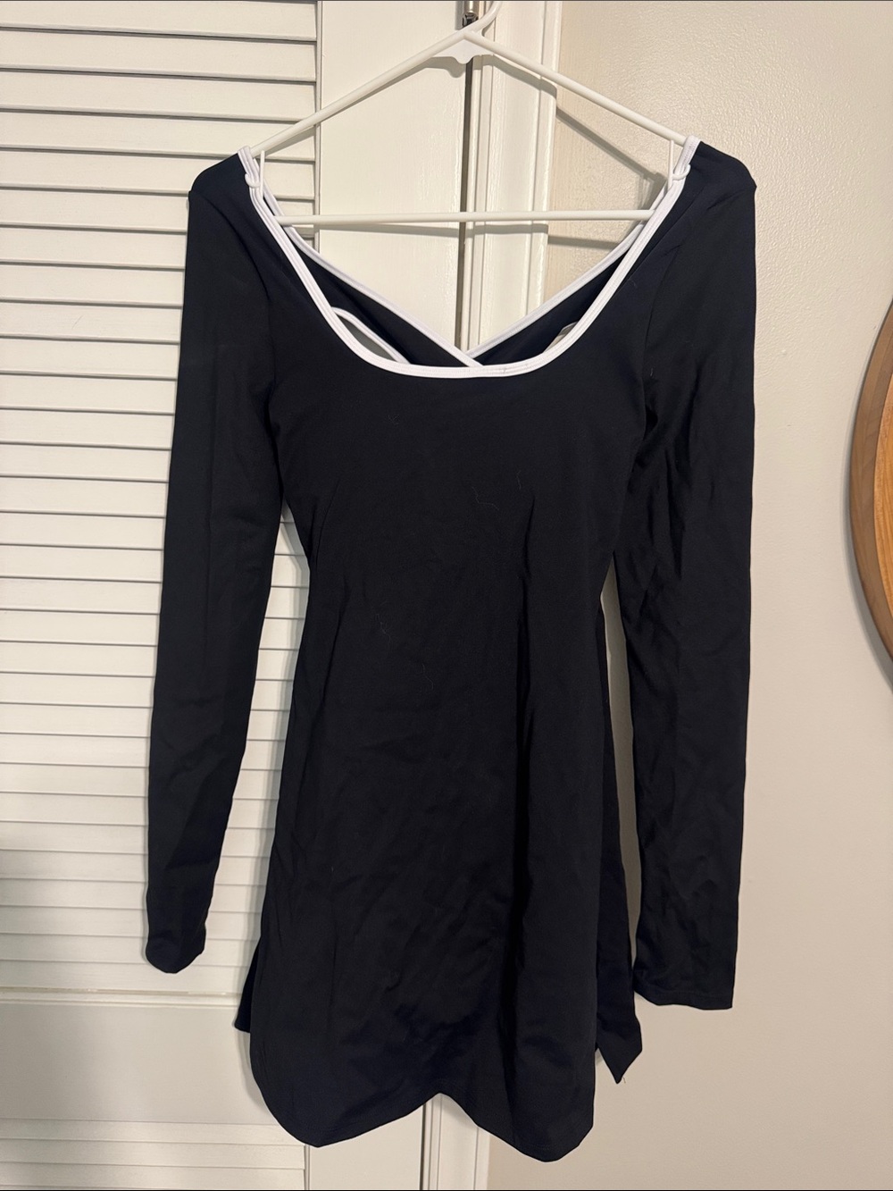 Pink Lily Black Long Sleeve Romper